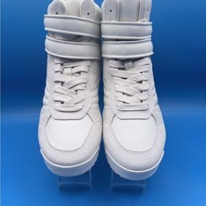 Steve Madden Liftoff High-Top White Sneakers
